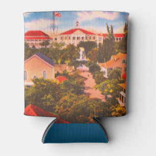 Enfriador De Latas Casa de gobierno, Nassau, Bahamas, foto vintage