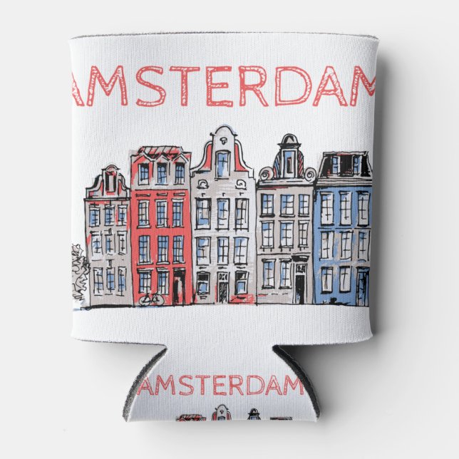 Enfriador De Latas Casas de inclinación holandesa de Amsterdam (Anverso)