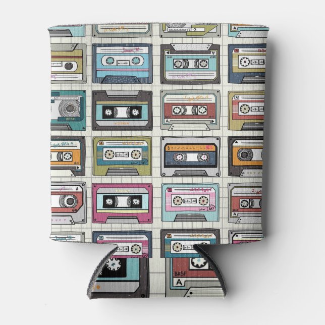 Enfriador De Latas Cassette de música retro: Icono nostálgico (Anverso)