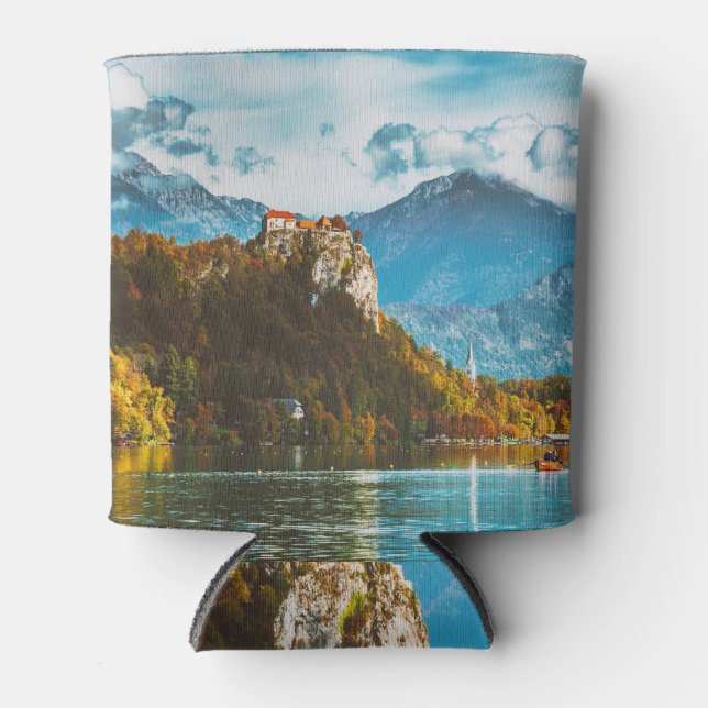 Enfriador De Latas Castillo de Bled: El acantilado esloveno tiene vis (Anverso)