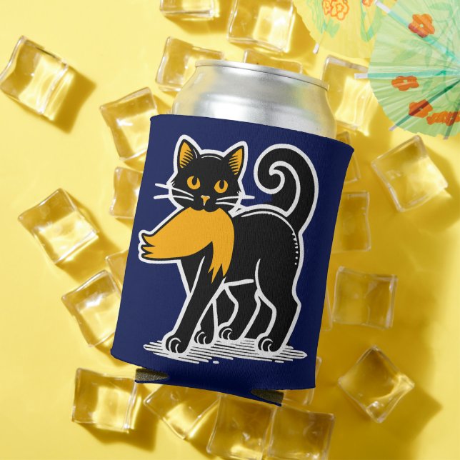 Enfriador De Latas Cat Ladies Kamala | Harris Walz 2024 Blue (Verano in situ)