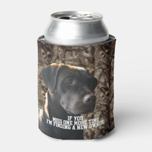 Enfriador De Latas Caza divertida de pato de camo cacería de chocolat