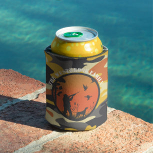 Enfriador De Latas Cazador de patos y camuflaje