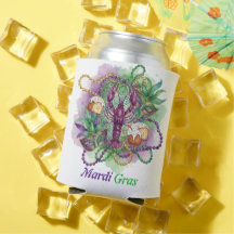 Celebración de Acuarela de Mardi Gras