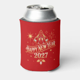Enfriador De Latas Celebración de Año Nuevo 2027 Feliz