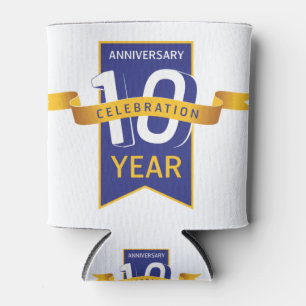 Enfriador De Latas Celebración del año del décimo aniversario