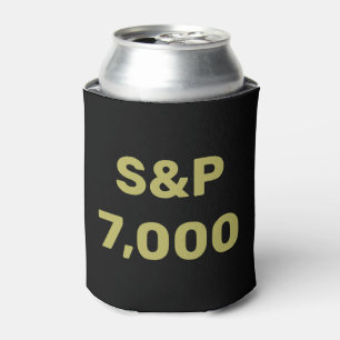 Enfriador De Latas Celebración del Índice de Bolsa de Nivel 7.000 de 