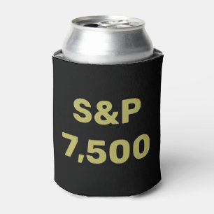 Enfriador De Latas Celebración del nivel 7,500 del Índice Bursátil S&