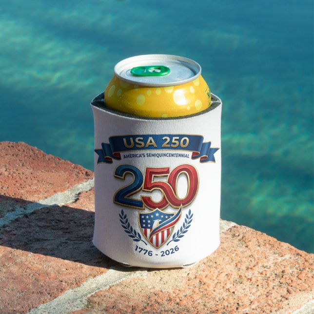 Enfriador De Latas celebración USA 250 (Piscina in situ)