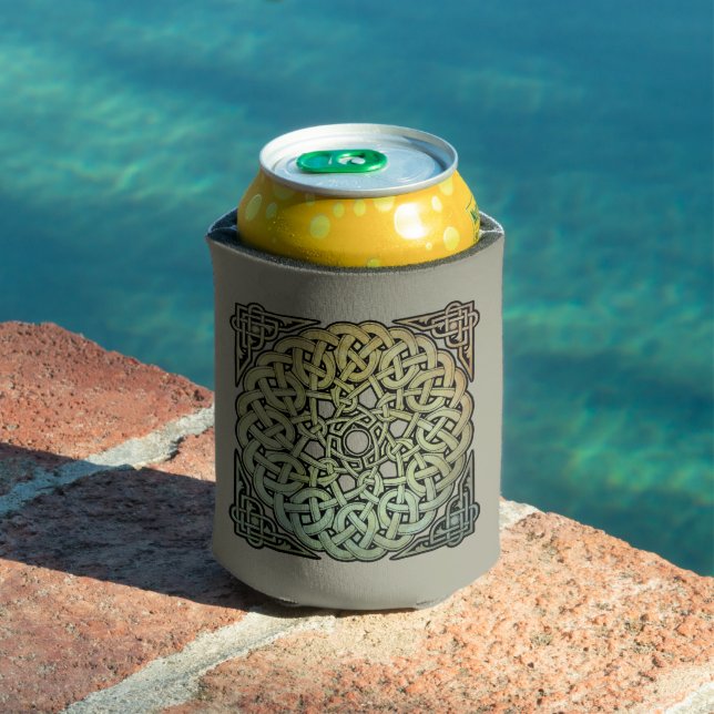 Enfriador De Latas Celtic Knotwork Mandala Cooler (Piscina in situ)