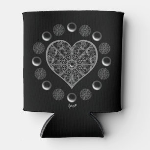 Enfriador De Latas Ceramic Lace Black