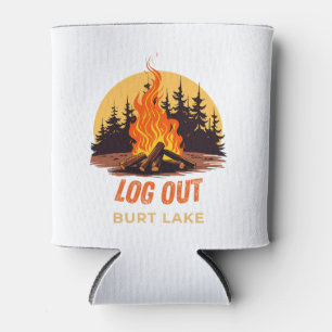 Enfriador De Latas CERRAR SESIÓN Fogata Burt Lake Michigan