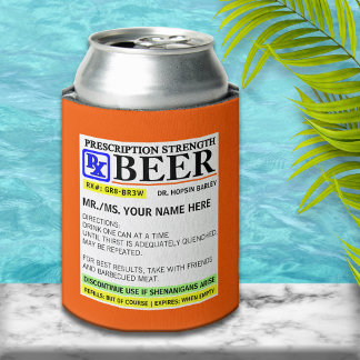 Enfriador De Latas Cerveza de fuerza con receta divertida
