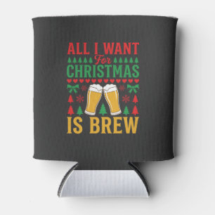 Enfriador De Latas Cerveza de Navidad Todo lo que Quiero es Cerveza