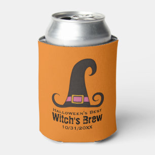 Enfriador De Latas Cerveza del Brew de Halloween de la bruja