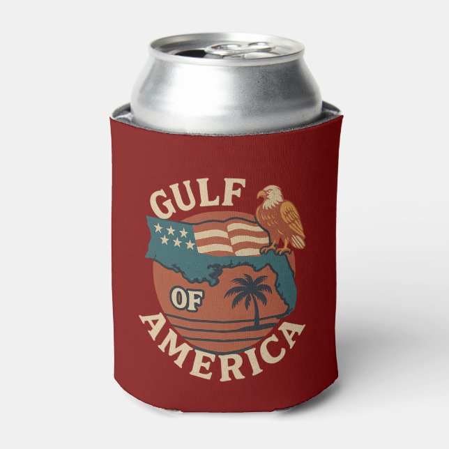 Enfriador De Latas Cerveza del Golfo de América (Lata Anverso)