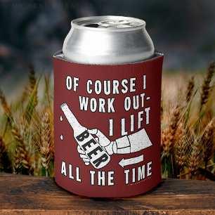 Enfriador De Latas Cerveza divertida crea humor en rojo