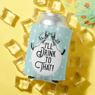 Enfriador De Latas Cerveza retro  Tomaré Eso  Gracioso