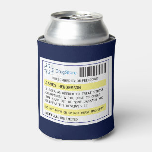 Enfriador De Latas Cerveza/sidra/otra receta divertida personalizada