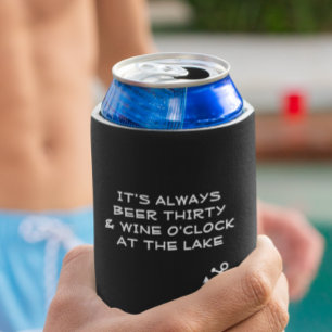 Enfriador De Latas Cerveza y vino divertidos en el lago