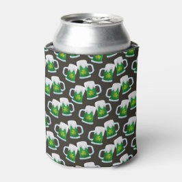 Enfriador De Latas Cervezas verdes y rocas