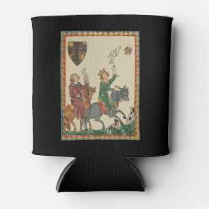 Enfriador De Latas Cetrería, Códice Manesse del siglo XIV