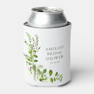Enfriador De Latas Champán Botánico Aquarela Personalizado para Despe