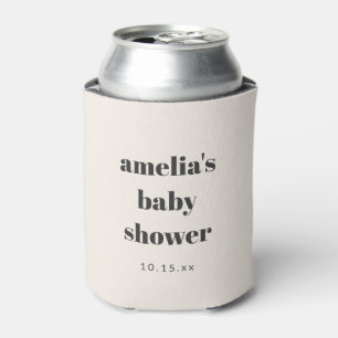 Enfriador De Latas Champán para la futura mamá personalizado con nomb