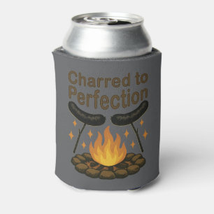 Enfriador De Latas Charlada a Perfección Divertida Fogata Perro Calie