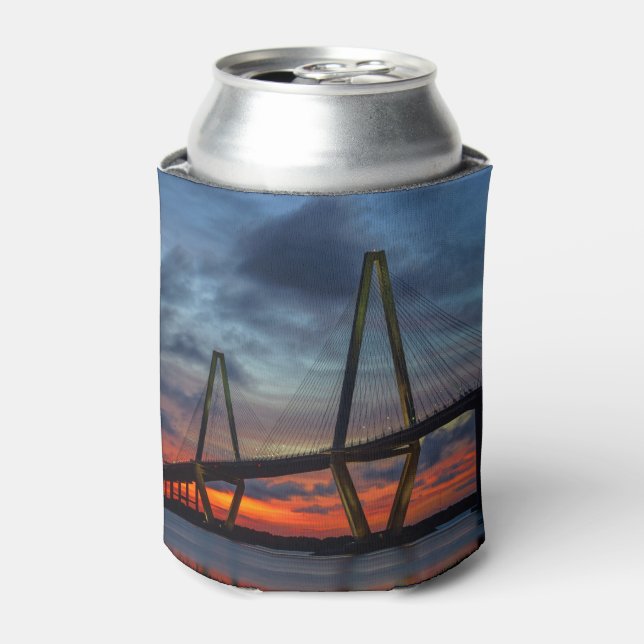Enfriador De Latas Charleston Fire Like Sunset (Lata Anverso)