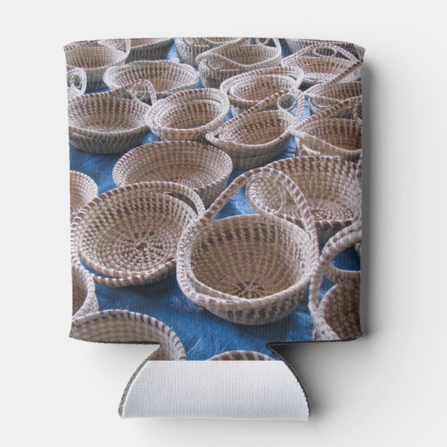 Enfriador De Latas Charleston SC Sweetgrass Baskets (Reverso)