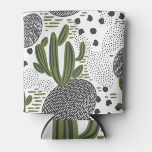 Enfriador De Latas Charm cactus: Patrones de plantas antiguas