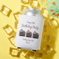 Cherry Black Forest Cake Slice Fiesta de cumpleaño