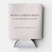 Chic Dusty Rose Secret Garden Bridal Shower