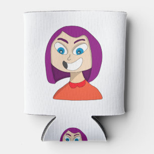 Enfriador De Latas Chica con sonrisa contagiosa