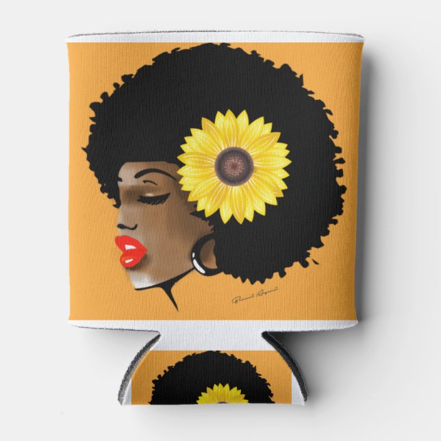 Enfriador De Latas Chica de girasol (Anverso)