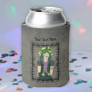 Enfriador De Latas Chica de gótico Tattoos Rama de Bombilla Marco Gru