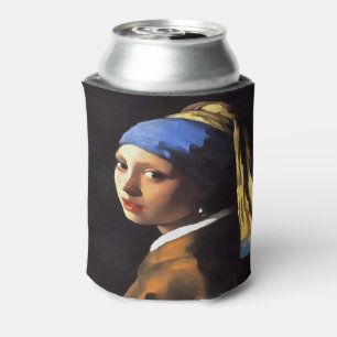 Enfriador De Latas Chica de Perla tras Johannes Vermeer