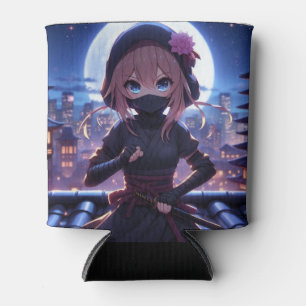 Enfriador De Latas Chica guerrero de ninja