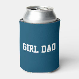 Enfriador De Latas Chica Papá personalizado lindo moderno divertido f