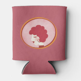 Enfriador De Latas Chica Redhead en el espejo