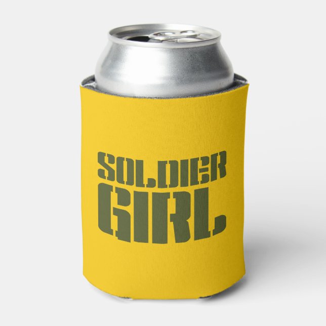 ENFRIADOR DE LATAS CHICA SOLDIER (Lata Anverso)