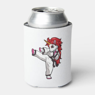 Enfriador De Latas Chica Unicornio Karate Taekwondo Jiu Jitsu MMA BJJ