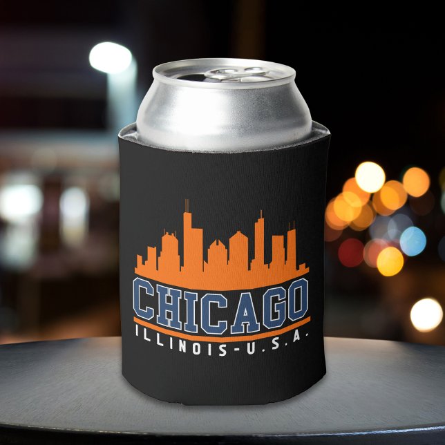 Enfriador De Latas Chicago Illinois Beatiful Skyline (Subido por el creador)