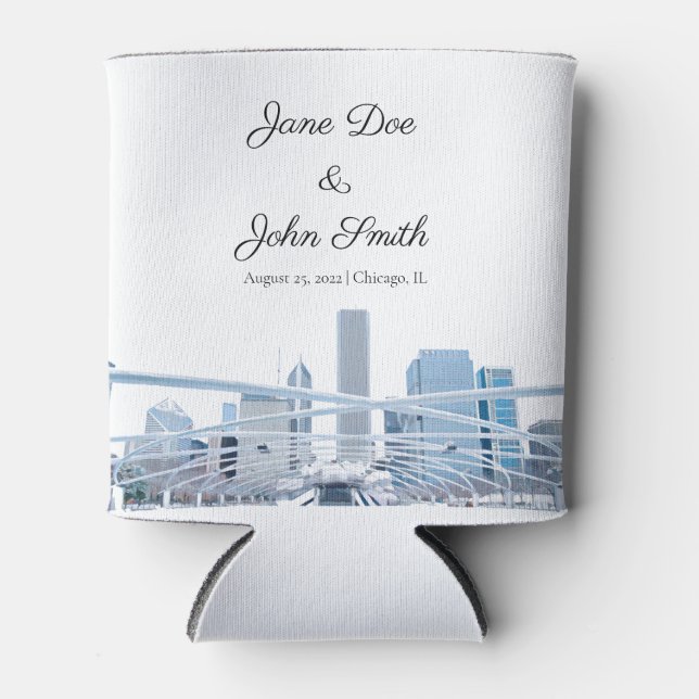 Enfriador De Latas Chicago personalizado (Anverso)