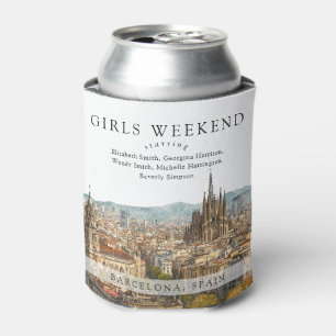 Enfriador De Latas Chicas de Fin de Semana en Barcelona Cielo Rasgo C