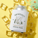 Enfriador De Latas Chicas del partido Camp Bachelorette Camping Perso<br><div class="desc">Experimente la aventura con los regalos de los Personalizados del Camp Bachelorette Party! Para prepararte para una inolvidable despedida de soltera que combina la emoción al aire libre con un estilo personalizado. Esta mercadería personalizado es la adición perfecta a su celebración temática del campamento, añadiendo un toque de elegancia e...</div>