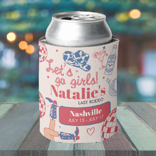 Enfriador De Latas Chicas Vámonos Último Rodeo de Vaquera Soltera