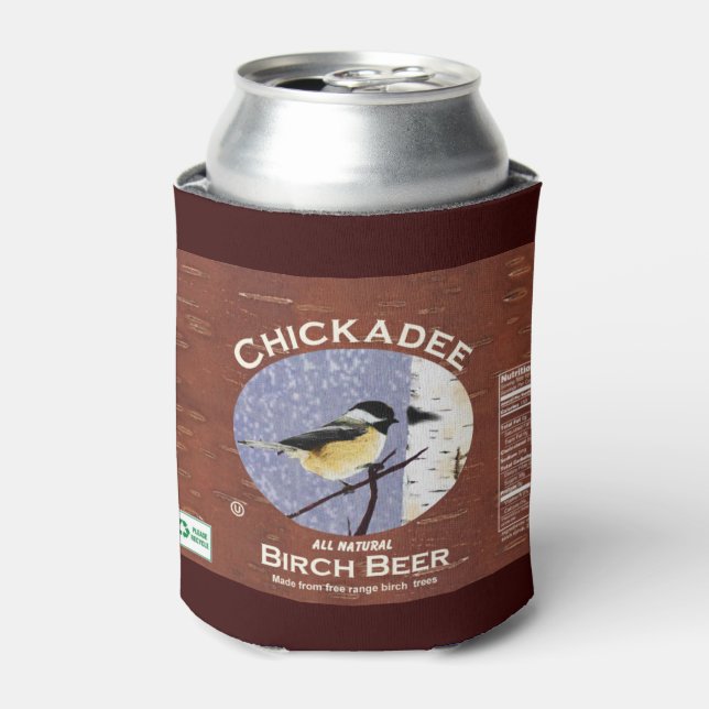 Enfriador De Latas Chickadee Birch Beer (Lata Anverso)