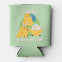 ¡Chick's Crack Me Up! Vaso refrigerador de Pascua